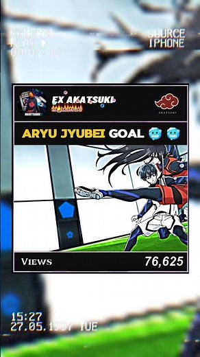 Aryu Jyubei Goal Against Isagi 🥶🥶 || Blue Lock #shorts #isagi #bluelock