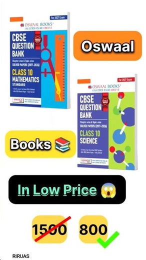 ₹1500 Oswal Books for ₹800 😱 | How to Purchase Oswal Books in Low Price 2026 #oswaal #books #shorts
