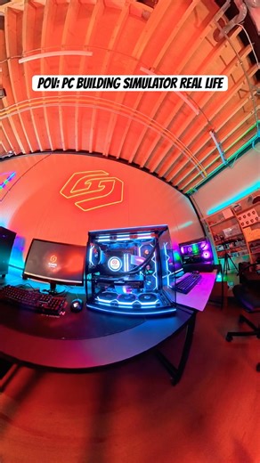 POV: PC BUILDING SIMULATOR IN REAL LIFE #pc #pcbuilding #custom #business #gaming