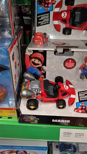 the super mario bros. movie MARIO with kart #supermario #mariobros #nintendo