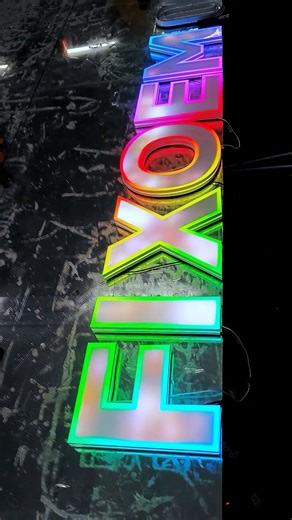 Vibrant LED Storefront Signs - Catch Eyes & Boost Foot Traffic Instantly #sign #signage #design