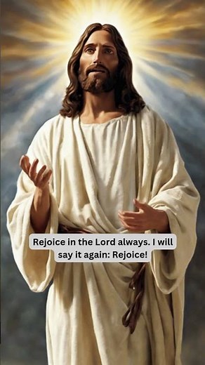 Bible Verse - Rejoice in the Lord always. I will say it again: Rejoice!