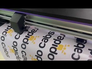 PRINTED SHEET CUT BY MIMAKI CG-130AR STEP BY STEP.