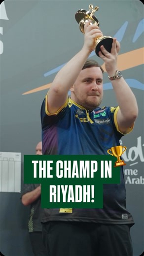 LITTLER IS THE INAUGURAL CHAMPION IN RIYADH! 🏆 | Professional Darts Corporation