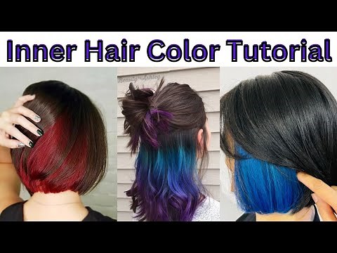 Inner Hair Color Sectioning Technique Full Step By Step Tutorial|| Hidden Hair Color || Salonfact