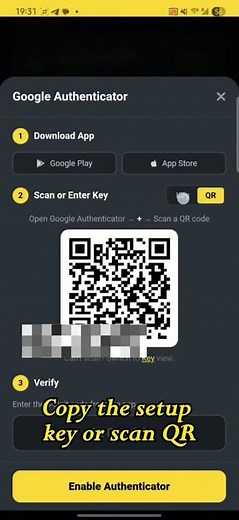 Enable 【Google Authenticator】 for Enhanced Account Protection 🌐