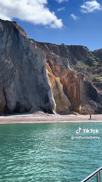 Greece or the Isle of Wight?🏝️🐚☀️ #RedFunnel #IsleofWight #IOW #Island #boat #boatcruise #boattrip #boattour