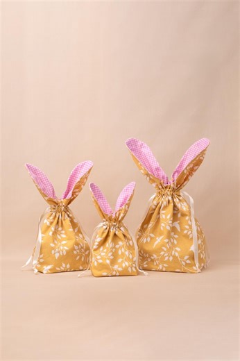 Easter Bunny Drawstring Bag PDF Pattern, Video Tutorial, 3 Sizes (digital Download) - Etsy