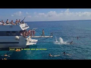 GREECE PAXOS AND ANTI-PAXOS BOAT TOUR FROM PARGA 4K