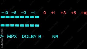 Volume display scale digital.Fluorescent peak level meter.Audio level indicator.Music peak level meter.Tape music peak level meter.Electroluminescent indicator.