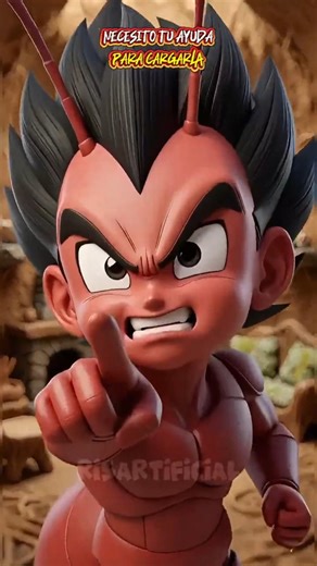 LAS HORMIGAS ENCUENTRAN UNA MEGA-FRESA #dragonball #cartoon #anime #humor #goku #vegeta