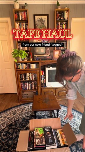 Got a big ole box of tapes from @Scoundrels Worldwide and we’re so stoked about ‘em!Some are for our collection, others will be added to our shop. Let us know in the comments if you’ve seen any of these! 📼❤️ #physicalmedia #vhs #vhscollector #cinephile #physicalmediacollector