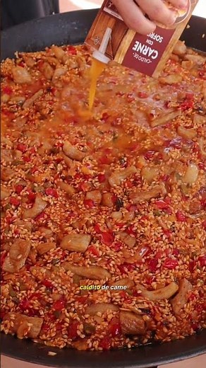 Arroz con secreto ibérico 🥘 #gastronomia