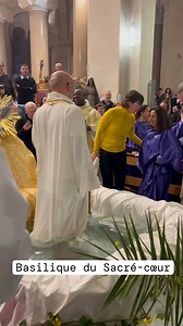 3.2K views · 2.7K reactions | Veillée pascale en la basilique du Sacré-cœur de #Marseille avec des baptêmes d'adultes par immersion | Diocèse de Marseille | Facebook