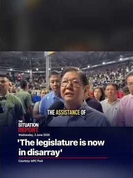 PBBM: 'The legislature is now in disarray'