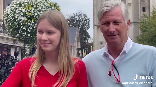 Princess Eléonore and King Philippe Cycling in Mechelen | Royal Family News