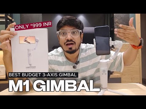 M1 3-Axis Gimbal for ₹*999! 😲 Smoothest Budget Stabilizer? Full Review, Test Shots, Pros & Cons!