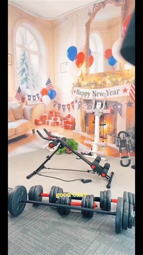 Foldable Height-Adjustable Ab Machine for Core Workouts