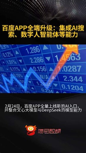 百度APP全端升级：集成AI搜索、数字人智能体等能力