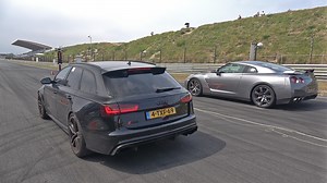 Place Your Bets: Audi RS6 Avant vs Nissan GT-R R35! 🙌 | Gumbal