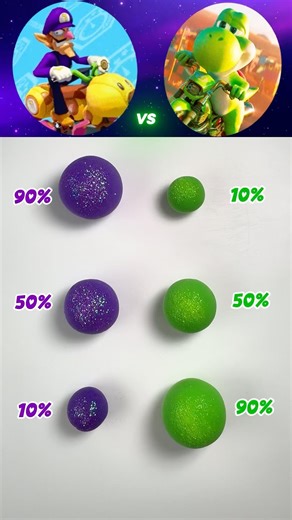ColorMix💜+💚=?#shortsviral #colours #colormixing #supermario #mariogalaxy #waluigi #yoshi #bowser