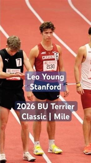 Leo Young | 2026 BU Terrier Classic | Mile 3:57.81 🔥
