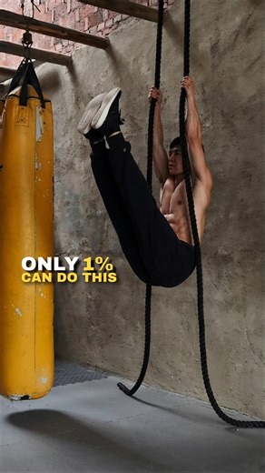 Hanging V-Sit — 1% Core Strength Only 💀🔥 (Kung Fu Level)
