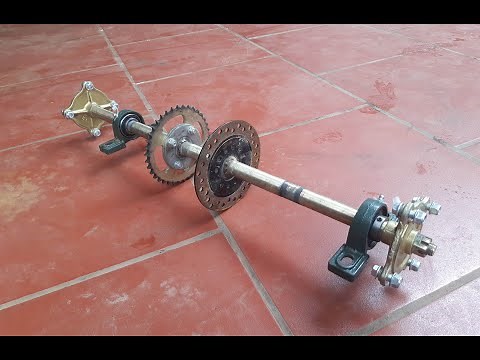 Go kart rear axle set