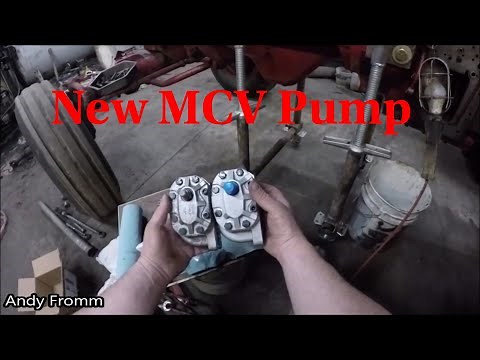 Famall 806 New MCV Pump Install