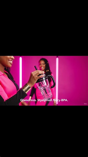 Sip in style ✨ The BOBO Lucky Cup is giving luxury, hydration, and a whole mood 💅🏽 Perfect for friends, students, or anyone who loves glam on the go 💖 #BOBOLuckyCup #HydrationGoals #GlamLife #PinkVibes #AestheticDrinkware