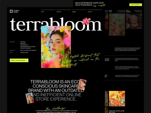 Craftory Studio – TerraBloom Redesign Concept