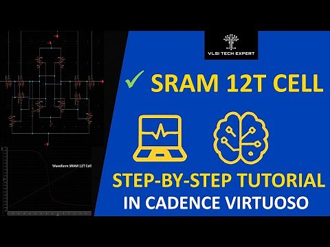 Design of SRAM 12T Cell in Cadence Virtuoso and it's DC Analysis #cadence #virtuoso #SRAM