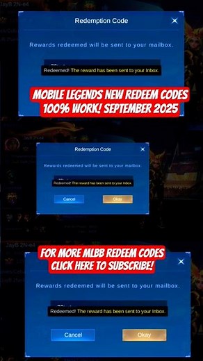 Legit! mobile Legends New Redemption Codes MLBB Redeem Codes September 2025 #mlbbdiamondscode #mlbb