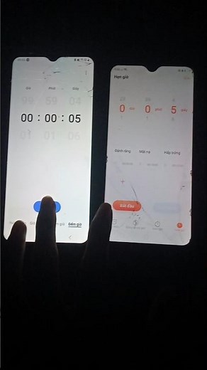 Galaxy A03 vs OPPO A5s Alarm timers