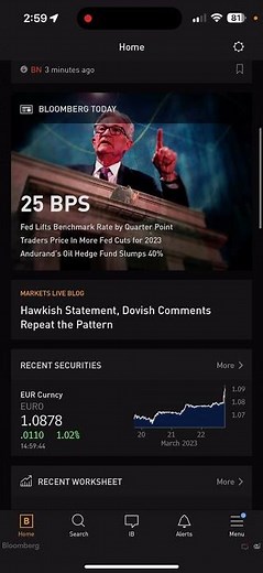Professional Trader Gives Tour of Bloomberg Terminal App