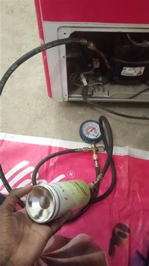 Haier deep fridge gas charging R290 nu gas / मेहनत लगती है खुद कि पहचान बनाने मैं #sorts #youtu