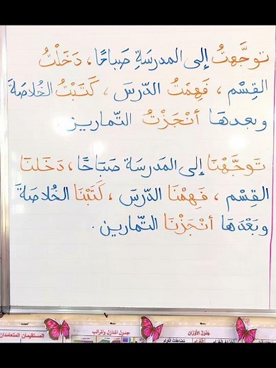 تصريف الفعل الماضي مع ضمائر المتكلم. مع تلاميذ السنة الرابعة ابتدائي 😊