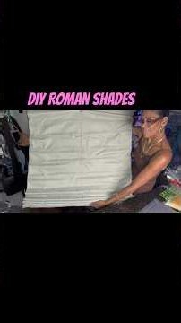 DIY Roman Shades
