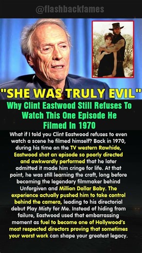 Why Clint Eastwood Still Refuses To Watch This One Episode He Filmed In 1970 #shorts #clinteastwood