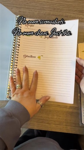 The easiest way to organize all your recipes in one place—no more screenshots, random notes, or lost favorites. This customizable recipe book lets you add your own categories, write family recipes, save traditions, and create a keepsake your kids will cook from someday. Perfect for moms, home cooks, and gift-giving season. @Soligt official #recipebook #cookbook #giftidea #christmasgiftideas #holidayhaul