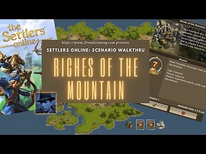 Riches Of The Mountain - Scenario Solution - Settlers Online Gameplay