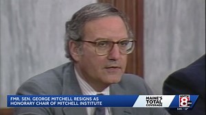 Former Sen. George Mitchell resigns from Mitchell Institute
