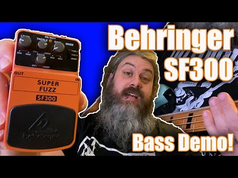 Behringer | SF300 Superfuzz | Bass demo!