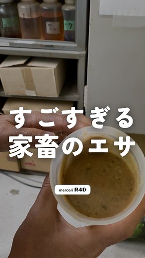 メルカリR4Dラボ | 社会をよくする研究を紹介 on Instagram: "食品ロスから生まれた家畜のエサ 誕生秘話をお届けします！ #エコフィード #循環型社会 #SDGs #mercariR4D"