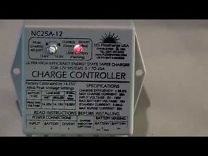 Small Solar - 12 volt charge controllers