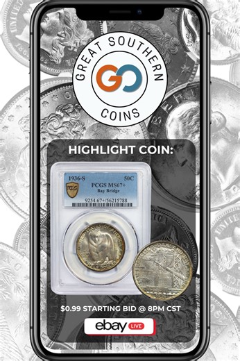 💎 Tuesday Treasures | $1 'n' Roll Rare Coin Auctions All Day | eBay Live Video