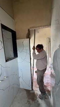 How to install tiles and granite door frame #tiles #granite #shortsfeed #howto #tilingtips