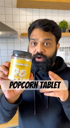 Pehle Popcorn tablet 🍿 #food