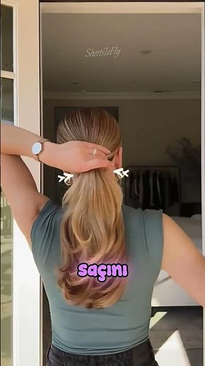 🎀 How to Make the Most Elegant Bun with a Hair Stick