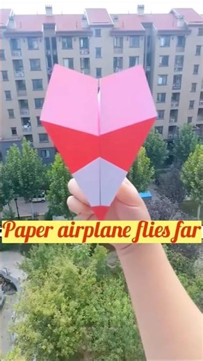 How to Make a Three-tier Paper Airplane 🤗✈️❤️ , Paper Plane That Fly Far #shorts #paper